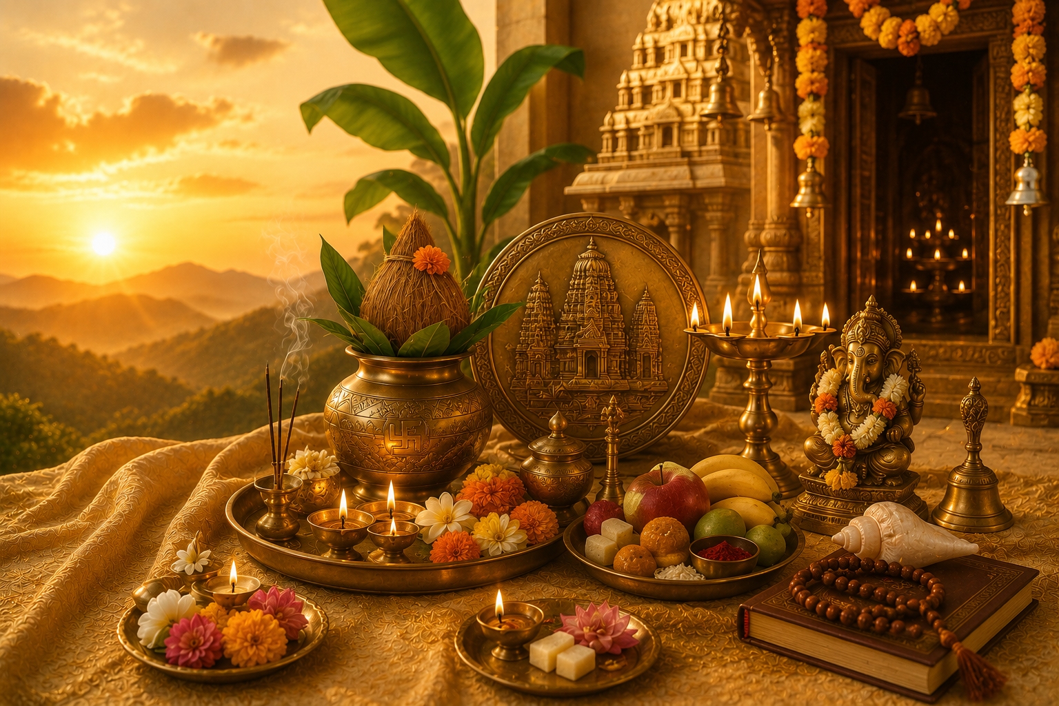 Select Puja or Temple